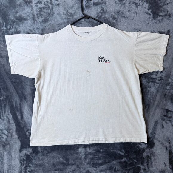 Vintage No Fear Skate Short Sleeve Double Sided T-Shirt Single Stitch Size XL - Picture 1 of 7